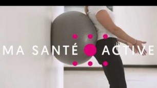 'MA SANTÉ ACTIVE - Exercice 1 : le squat au mur sur ballon suisse'