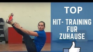 'HIT Training - Fitness Training für Zuhause'