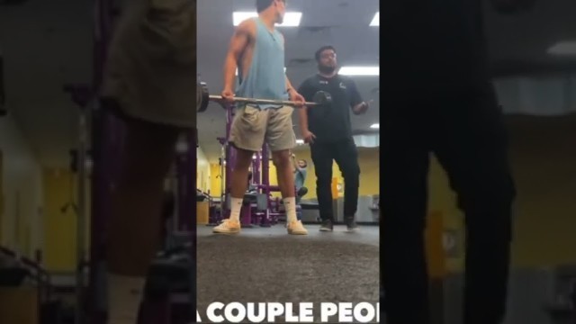 'Getting kicked out of planet fitness !'