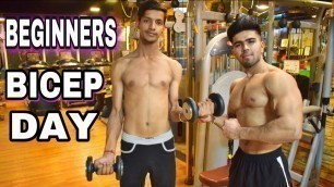 'BEGINNERS COMPLETE BICEP WORKOUT| BASIC EXERCISE WITH PROPER GUIDANCE| BADRI FITNESS'