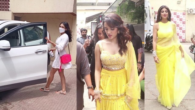 'Sara Ali Khan Spotted After Workout and Shilpa Shetty, Shirley Setia Spotted at DID Set'