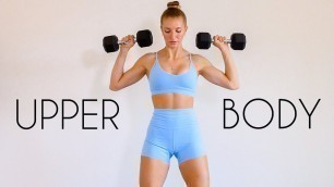 '10 MIN FULL UPPER BODY Workout (Toning & Strength)'