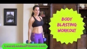 '20 Minute Circuit Workout - Body Blasting with Laura London Fitness'