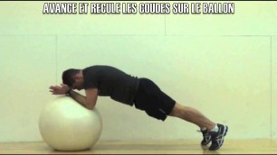 'CORE TRAINING AVEC BALLON SUISSE'