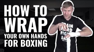 'How to wrap your own hands for boxing | Subscibe for more'