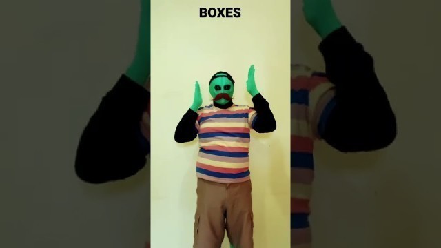 'BOXES exercise move. #exercise #alien #fitness #shorts #short #h3'