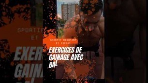 'EXERCICES DE MUSCULATION : GAINAGE AVEC BALLON ADAPTES AUX CYCLISTES #SHORTS'