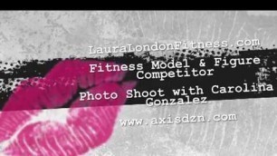 'Fitness Model Photo Shoot with Laura London'