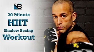 'Calorie Killer 20 Minute Shadow Boxing HIIT Workout for Beginners at HOME'