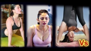 'Bollywood Actress Gym Workout Shilpa Shetty, Rakul Preet Singh, Kareena Kapoor'