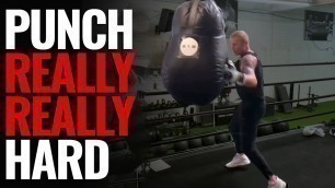 'How to Punch Harder in Boxing - #shorts'