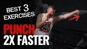 'How to Punch Faster in Boxing | 3 Drills'