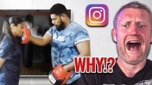 'Olympic Boxer Reacts to Stupid Boxing Training Videos'