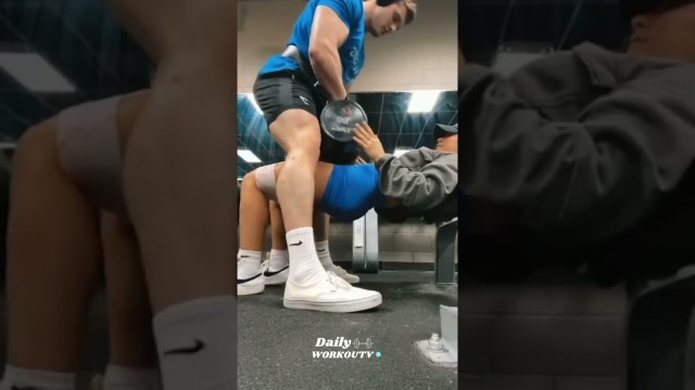 'couple goals | hip thrust | gym couple #shorts #couplegoals #gymcouple'