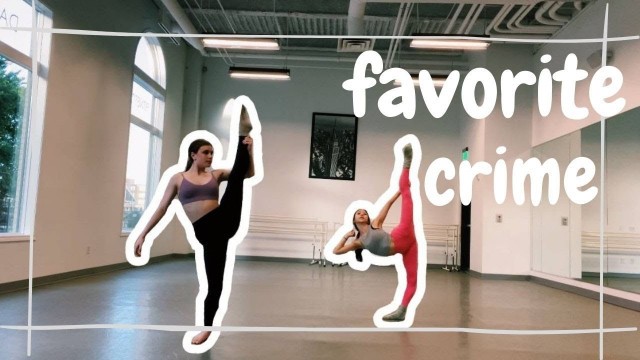 'Favorite Crime dance combo {LEARN ONLINE} lyrical dance class ~dancevibefitness~'