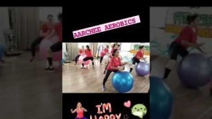 'aarcheeaerobics |# gym ball workout |#womenpower |#fitness |#health |#zoomba |#aerobics |#masti |'