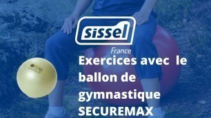 'Exercices avec le ballon de gymnastique SISSEL® SECUREMAX'