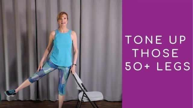 'Leg toning workout - Fitness for women over 50'