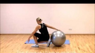 'Stretching and Relaxation | Stability Ball Stretch | Stress-reduction | Wellness'