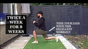 'Bodyweight Legs, Bums & Tums (LBT) Workout Video - Struggle To Walk For Days - Home: No Equipment'