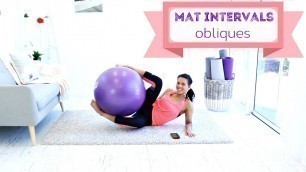 'Stability Ball Workout Fit Ball ABS Workout - BARLATES BODY BLITZ Mat Intervals Obliques'
