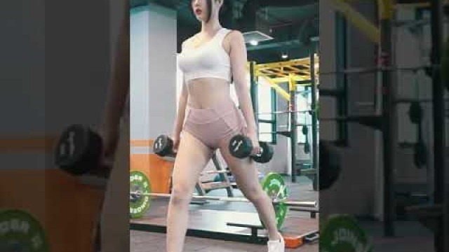 'Korean Fitness Model Girls Workout #shorts'