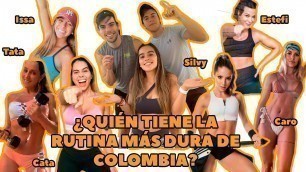 '¿QUIEN TIENE LA RUTINA MAS DURA DE COLOMBIA? - HIIT THE GYM'