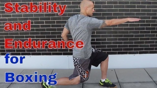 'Stability and Endurance for Boxing | Stance Training'