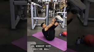 'ABS Workout with Medicine Ball'