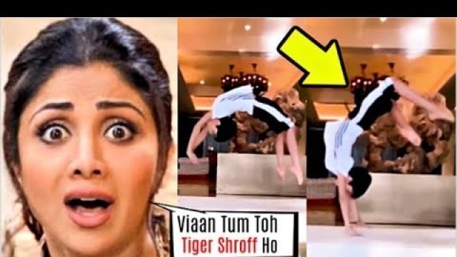 'Shilpa Shetty SON Viaan Raj Kundra CRAZY Stunt Workout| He NAILED It'