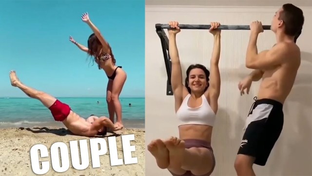 'Calisthenics Couple Workout - Couple Goals'