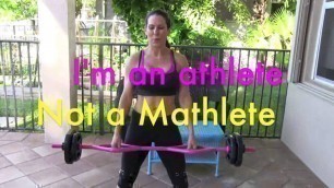 'Legs & ABS of IRON with Laura London Fitness |  schwinn airdyne exercise bike'