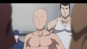 'One Punch Man-Fitness test Saitama Destroys Training Regimen Tagalog Dub'