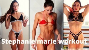 'Fitness model Stephanie Marie workout motivation | workout | bikini workout | workout motivation |'