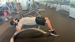 'Father and Son Workout at 24 Hour Fitness in Hollywood'