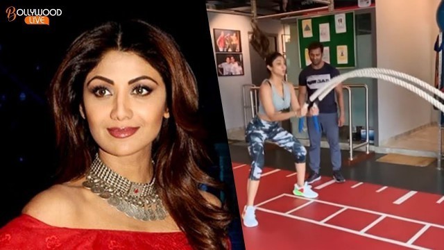 'FITNESS FREAK : Shilpa Shetty Latest WorkOut | SHILPA SHETTY | Bollywood Live'