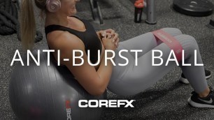 'Stability Ball Exercises You NEED To Try | COREFX Anti-Burst Ball'