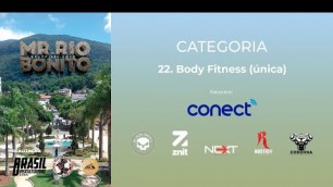 'Mr  Rio Bonito 2022   22  Body Fitness única'