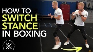 'How To Use Boxing Footwork For Defense | Switching Stance'