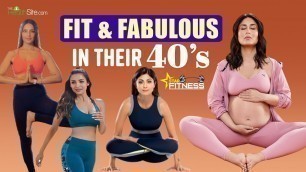 'Fit Bollywood Actors In Their 40\'s | Kareena Kapoor, Malaika Arora, Shilpa Shetty Fitness Routine'