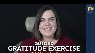 'Guided Gratitude Exercise | Mental Fitness | Nicole Bolotenko MEd, CCC'