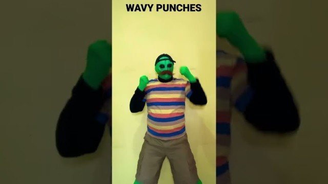 'WAVY PUNCHES exercise move. #exercise #fitness #alien #gym #shorts'