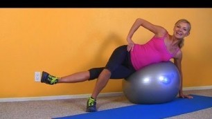 'Firm Legs, Thighs & Butt on a Stability Ball ★ Best Toning Exercises; slimm & sexy buns- lower body'