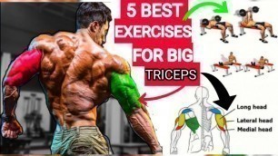 '5 Best Exercises for Big Triceps #WeRstrongArpanWorkout #Best #triceps #Exercise #Fitness #HugeArms'