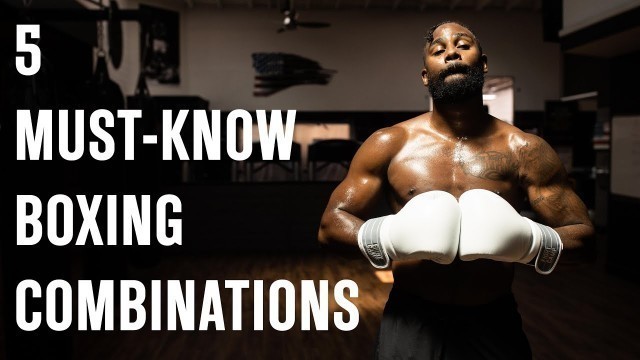 '5 Boxing Combos every beginner NEEDS to learn (with or without a punching bag)'