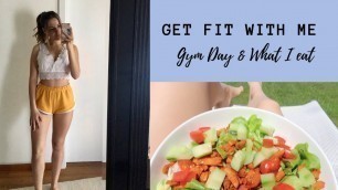 'get fit with me // what I eat in a day and gym day, ausgewogene Ernährung'