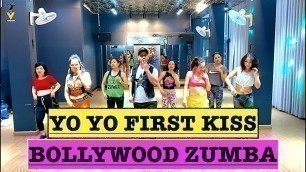 'First Kiss | Yo Yo Honey Singh | Bollywood Zumba | Dance Fitness | Ipsitaa, Lil Golu | Easy Steps'