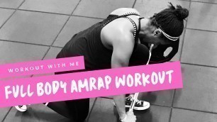 'Full Body AMRAP Workout // AT HOME WORKOUT WITH ME | Stephanie Marie Fitness'