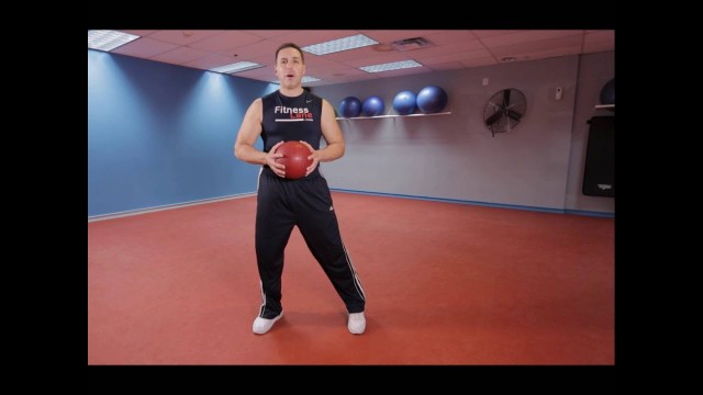 'Medicine ball workouts: Bodyweight Squats With Medicine Ball'