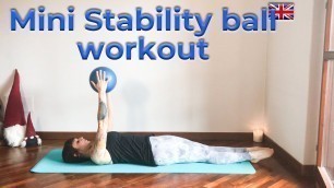 '[ENG] Pilates | Mini Stability ball workout | Abs - Core | Full Body Workout | Pilates at home'